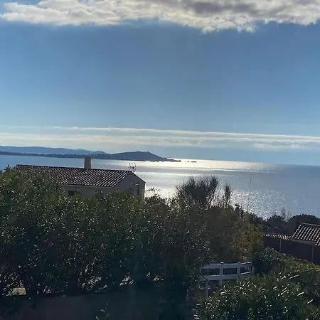 Corse Vue Et Piscine Willa Porticcio (Corsica)