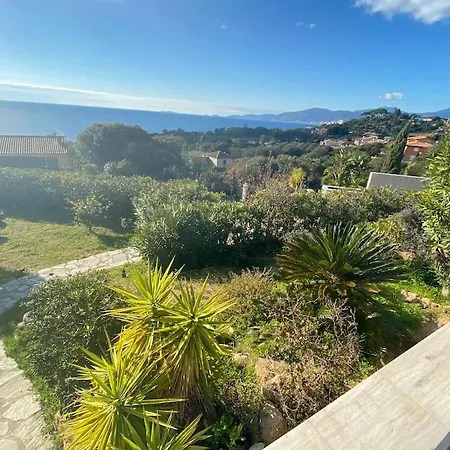 Corse Vue Et Piscine Porticcio (Corsica)